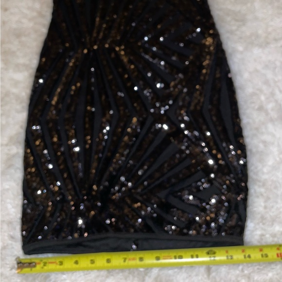🥳🎊HOSTPICK🛍Lil Black Sequence Party Dress Pre Loved Like New 💃🏾SPARKLING 🪩 - Picture 12 of 16